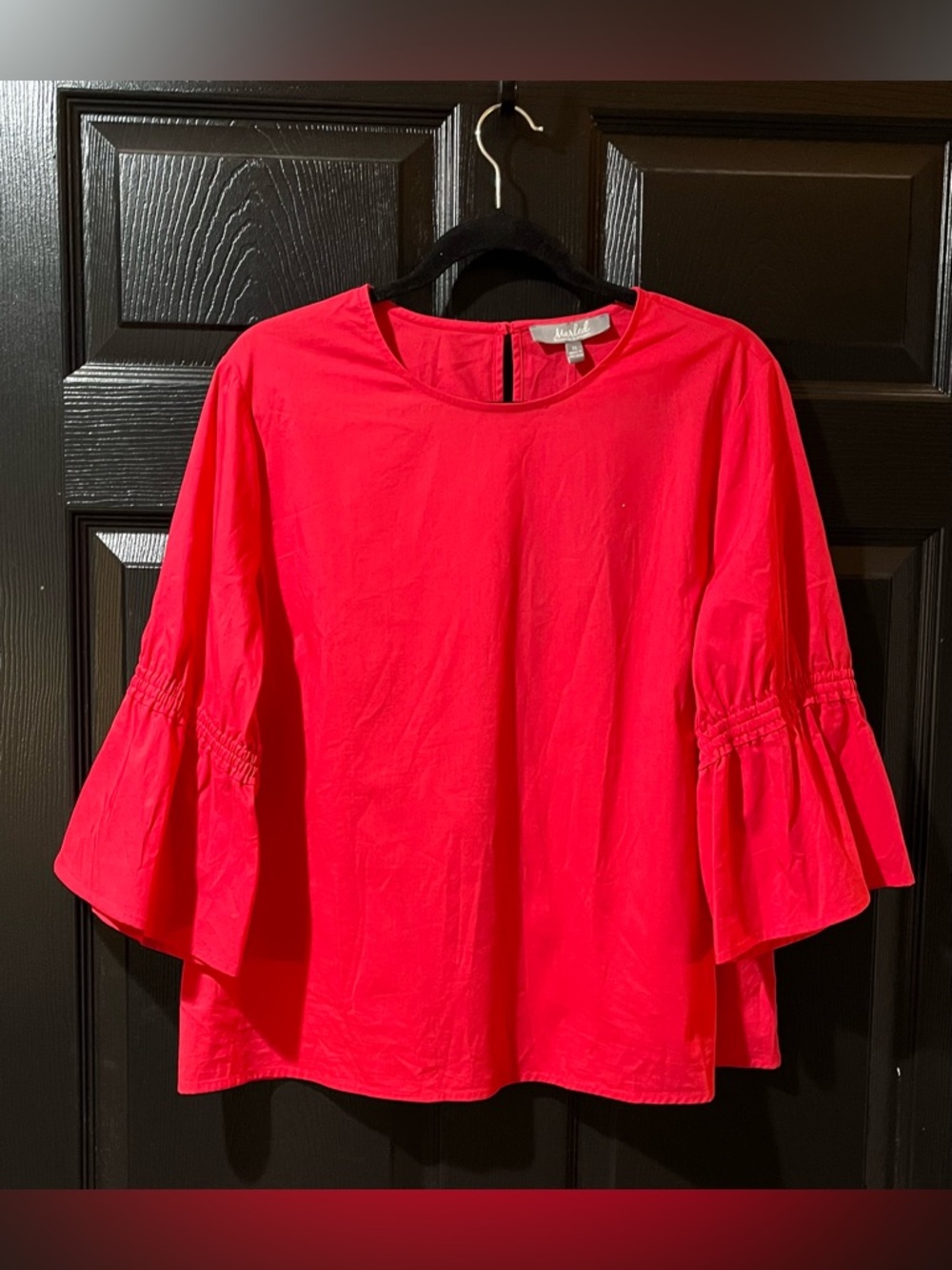 NEW Marled Reunited Ruffled Bell Sleeve Blouse NWT